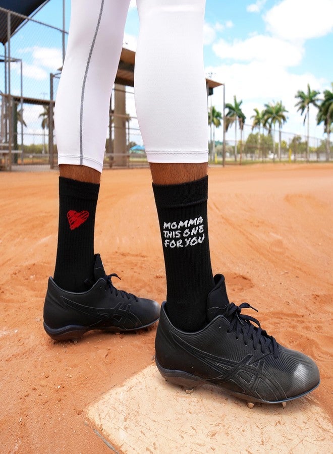 SLEEFS Momma Black Crew Socks - Image 3